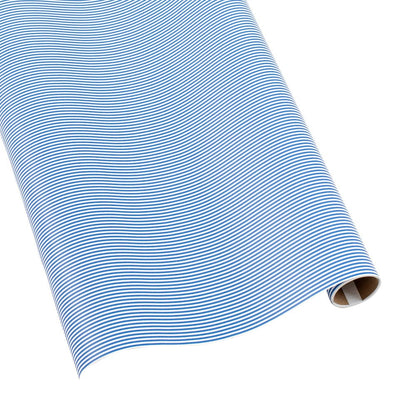 Roll Wrap - Oxford Stripe Blue/white 30”x8’