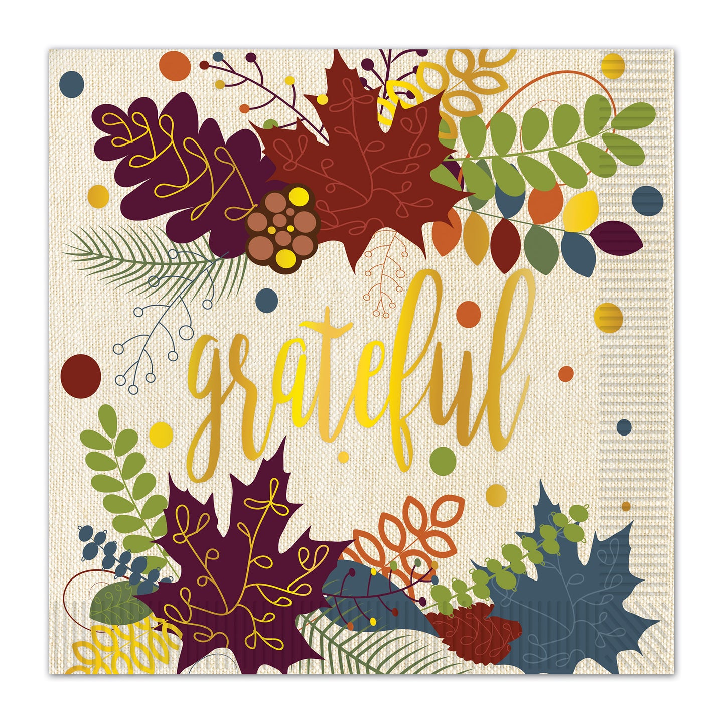 Friendsgiving Luncheon Napkins 16ct