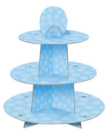 Baby Blue Cupcake Stand