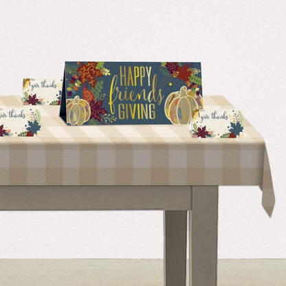 3-D Foil Happy Friendsgiving Centerpiece