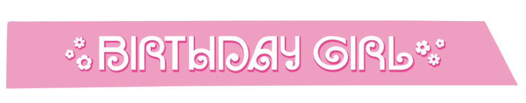 Birthday Girl Deluxe Satin Sash