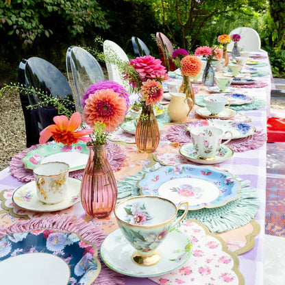 Mixed Floral Paper Plates - 12 Pack | Tea Party |
