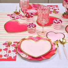 Heart Lunch Napkin Love Notes Assorted 16ct