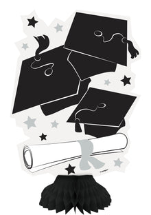 Grad Honeycomb Decorations 3ct