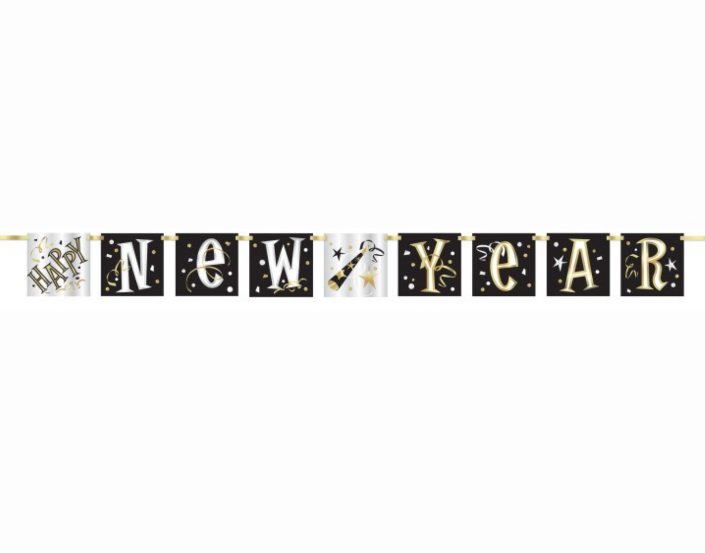 Happy New Year Block Banner