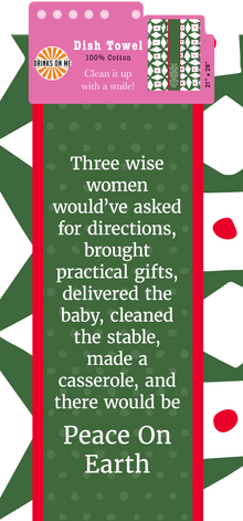 TOWEL Xmas Peace On Earth | Funny Towel Gift| Kitchen Décor