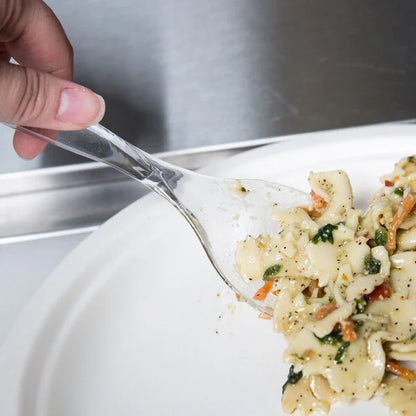 Clear 10in Plastic Serving Fork