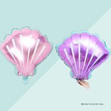 Pastel Seashell Foil Balloon – Pink or Purple – Mermaid