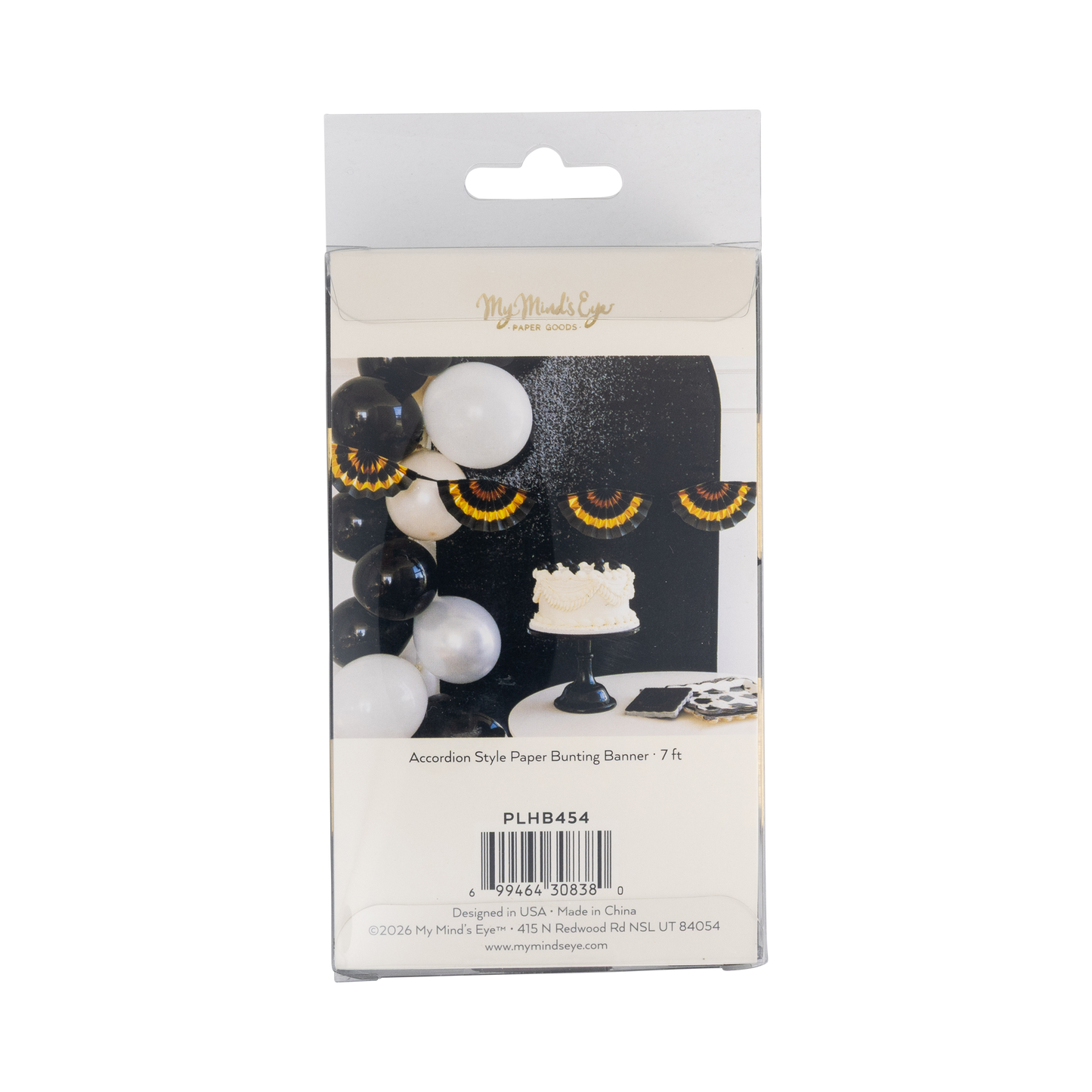 Gold Black Bunting Banner