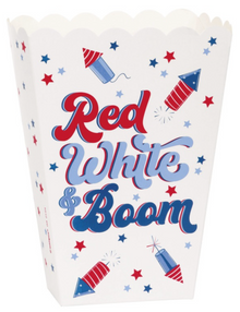 Patriotic USA Popcorn Boxes 10ct