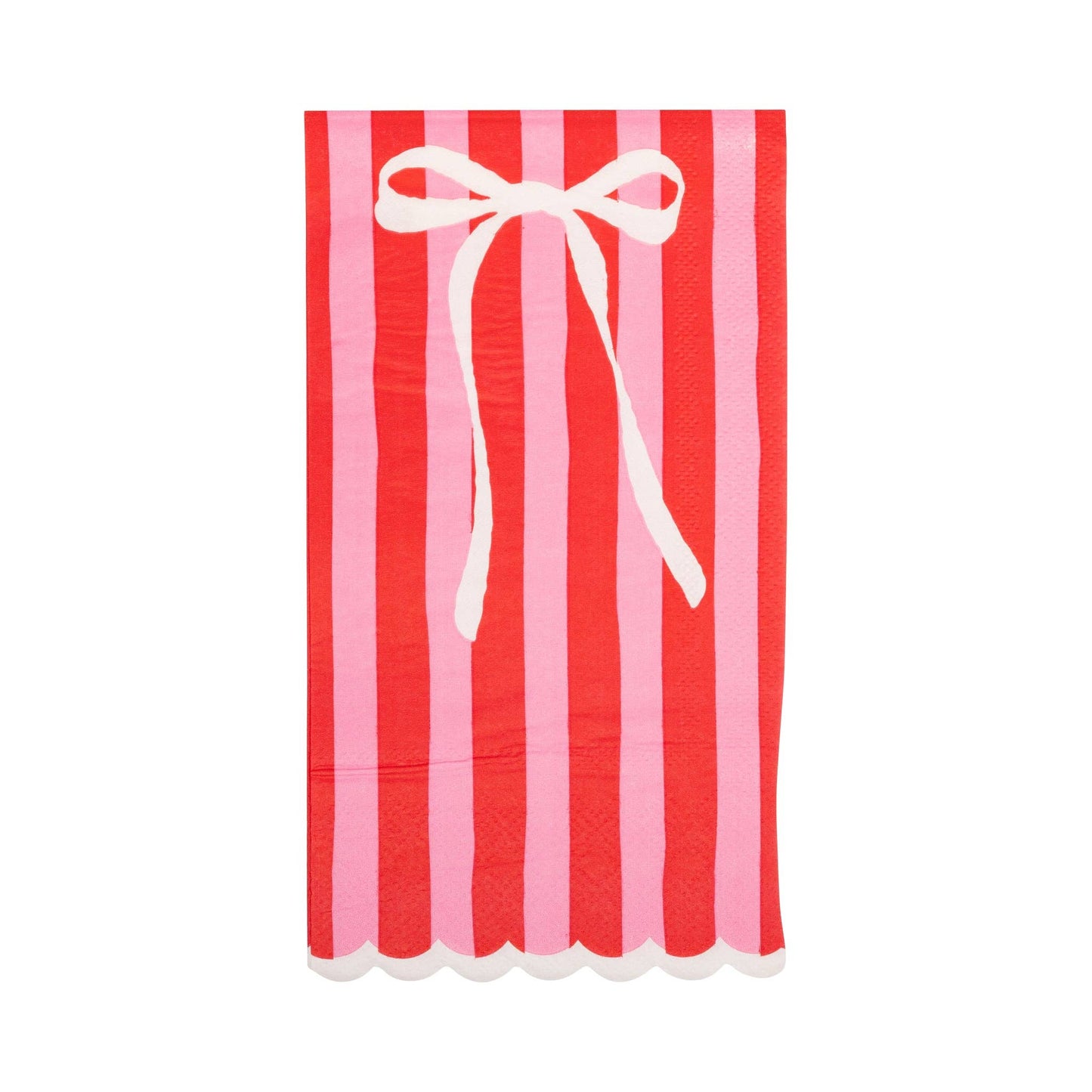 Bow Striped Guest Napkins 24ct