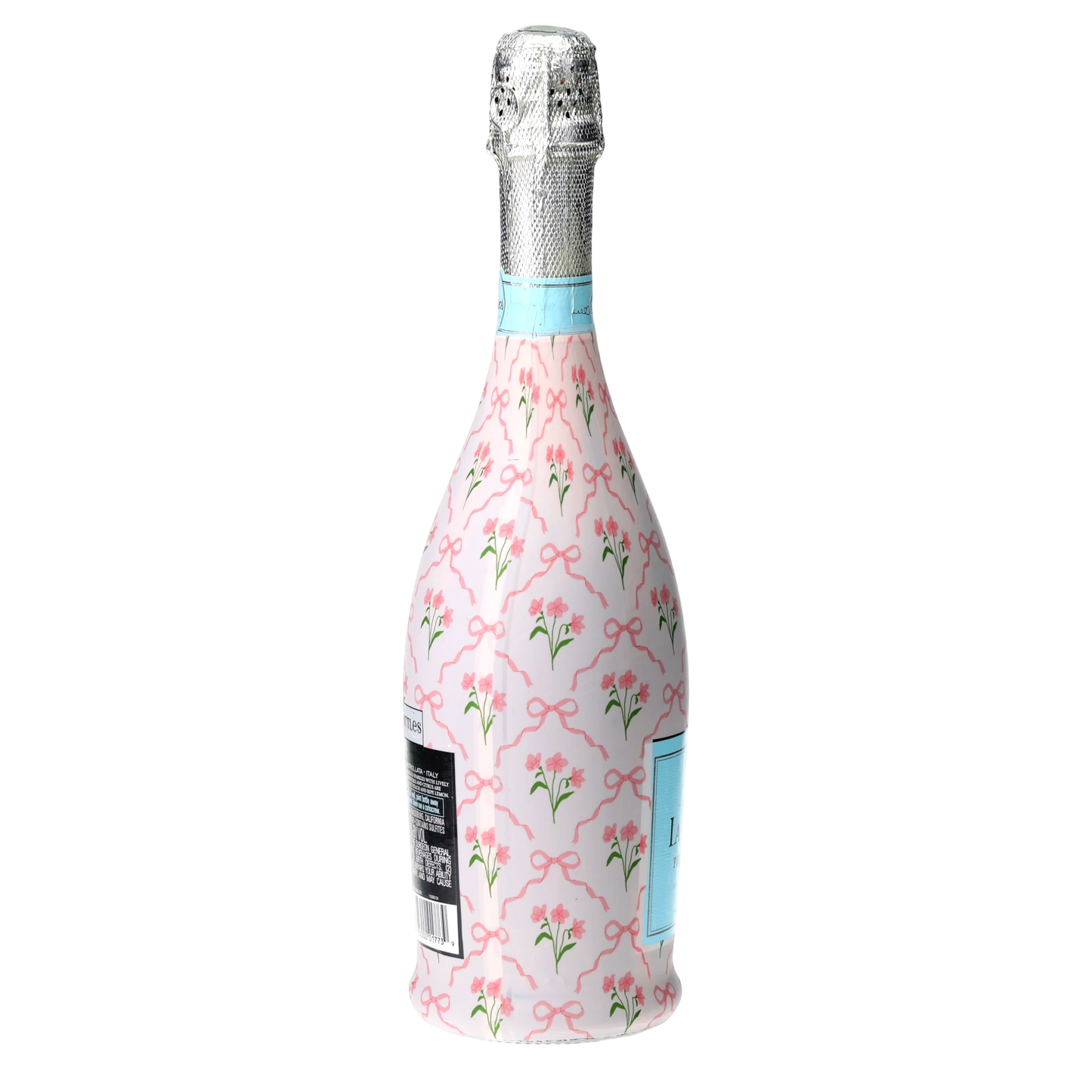 Beau Bottle Pink Bows and Blossoms - Prosecco Collection