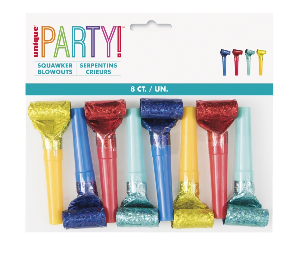 Prismatic Assorted Squawker Blowouts 8ct