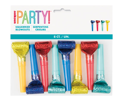 Prismatic Assorted Squawker Blowouts 8ct
