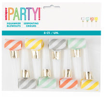Striped Squawker Blowouts 8ct