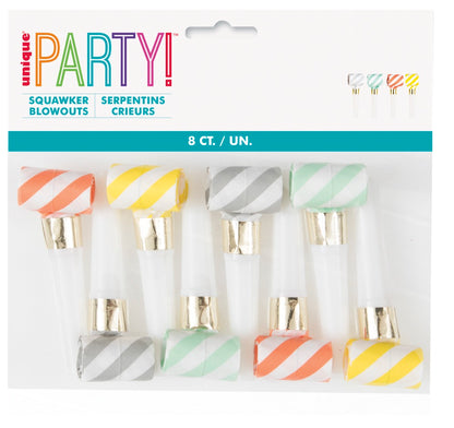 Striped Squawker Blowouts 8ct