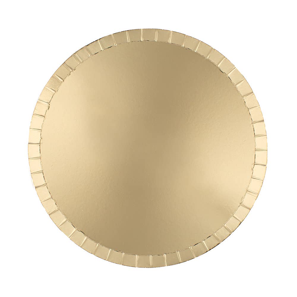 Shades Metallic Dessert Plates - 8 Pk. - 4 Colors