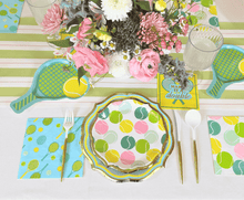 Tennis Ball Multi 8in Salad Plates 8ct