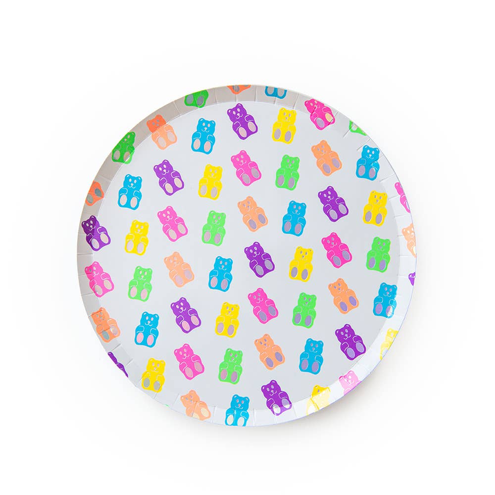 Gummy Bears Dessert Plates 8ct