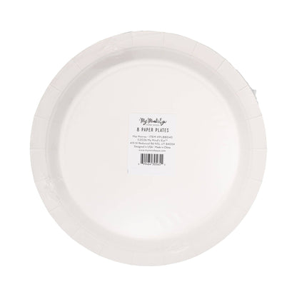 Blue Hip Hip Hooray! Plate (8ct)