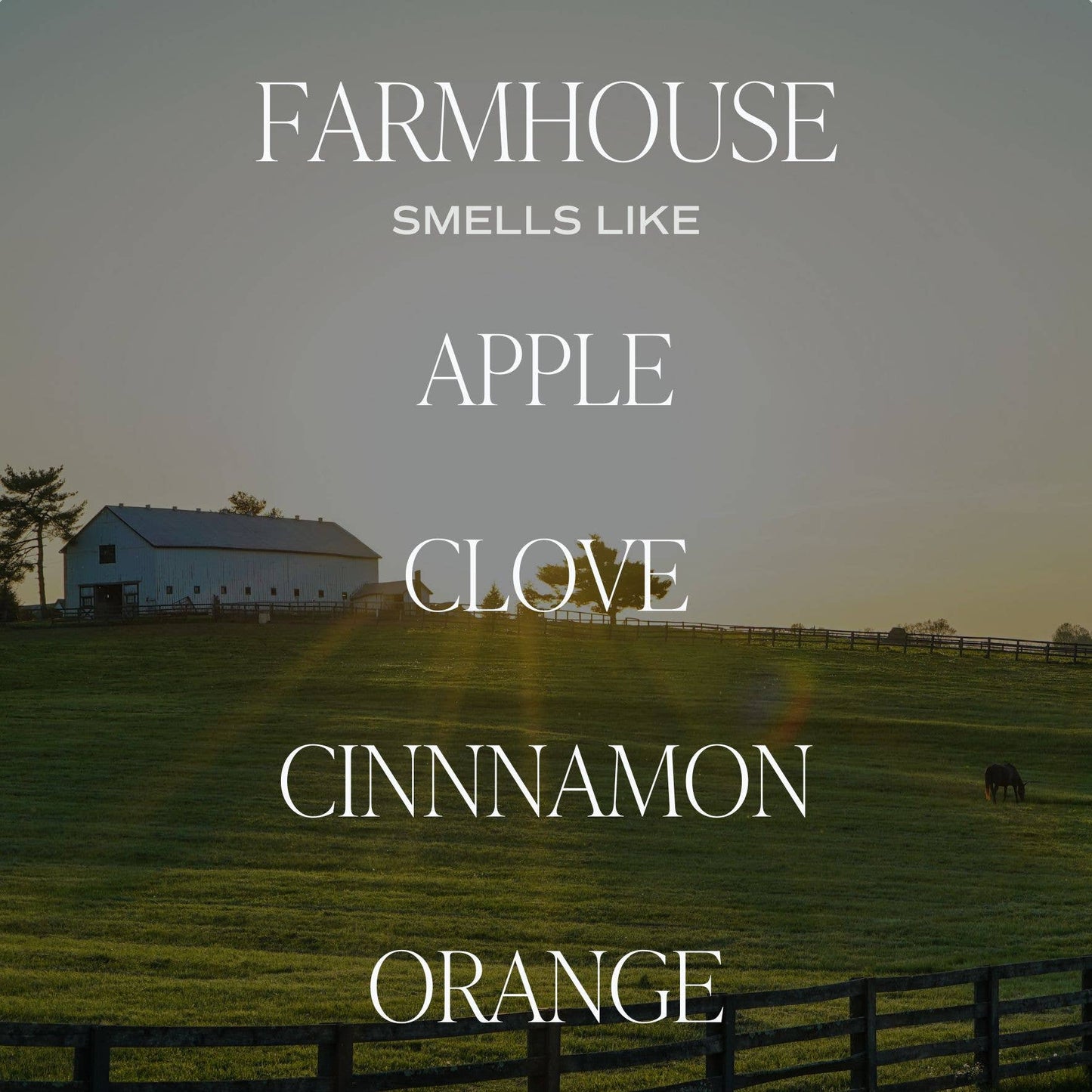 Farmhouse 11 oz Soy Candle - Fall Decor & Gifts
