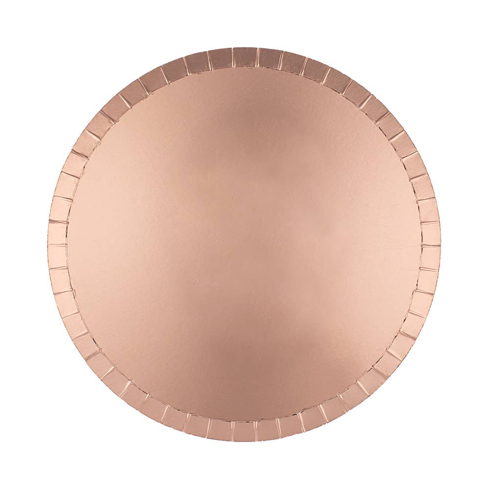 Shades Metallic Dessert Plates - 8 Pk. - 4 Colors