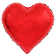 Solid Heart Shape Foil Red - 36 in.