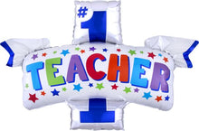 #437 Number 1 Teacher 38in Balloon