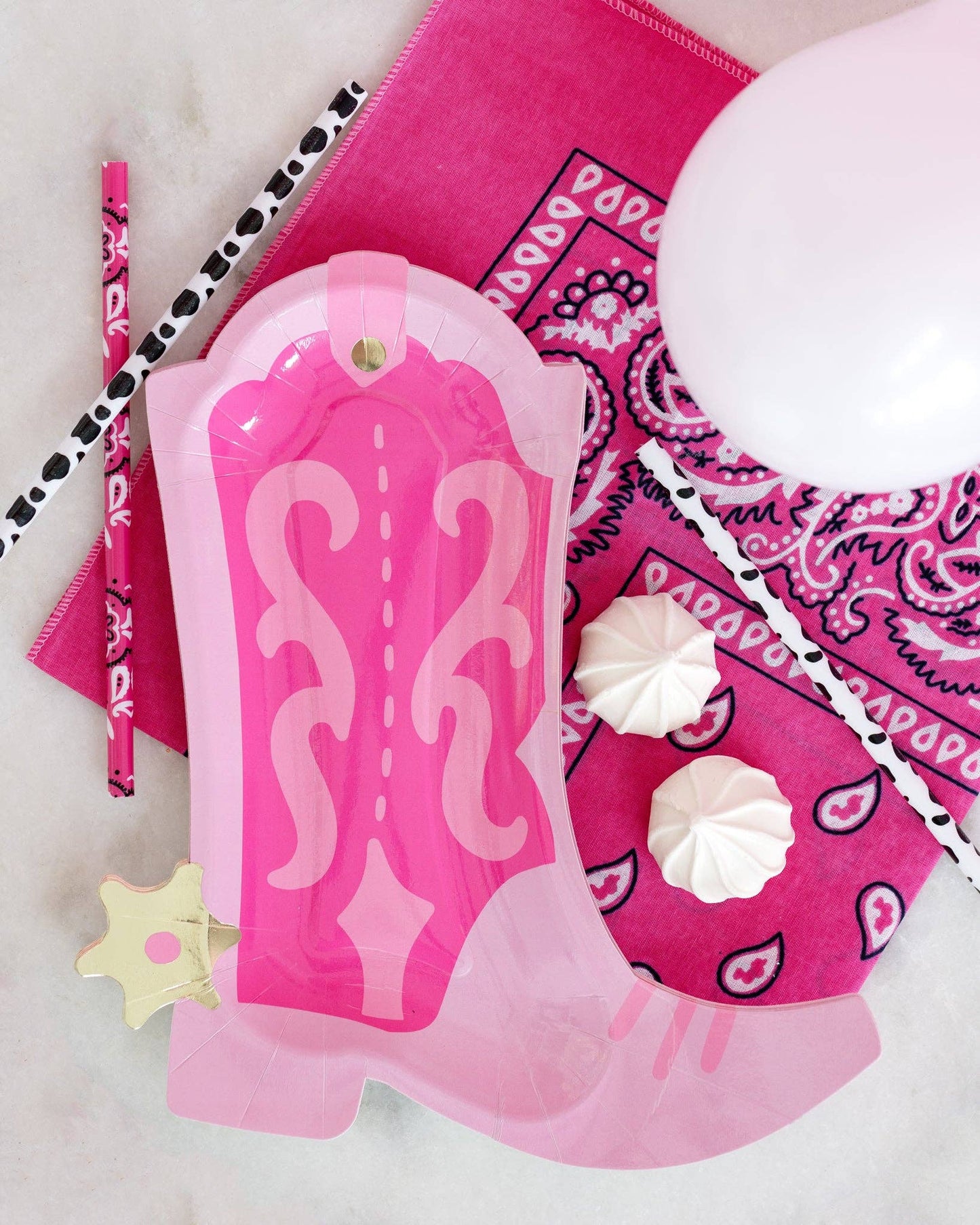 Cowgirl Reusable Straws 12ct