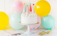 Hip Hip Hooray Cake Toppers 4ct