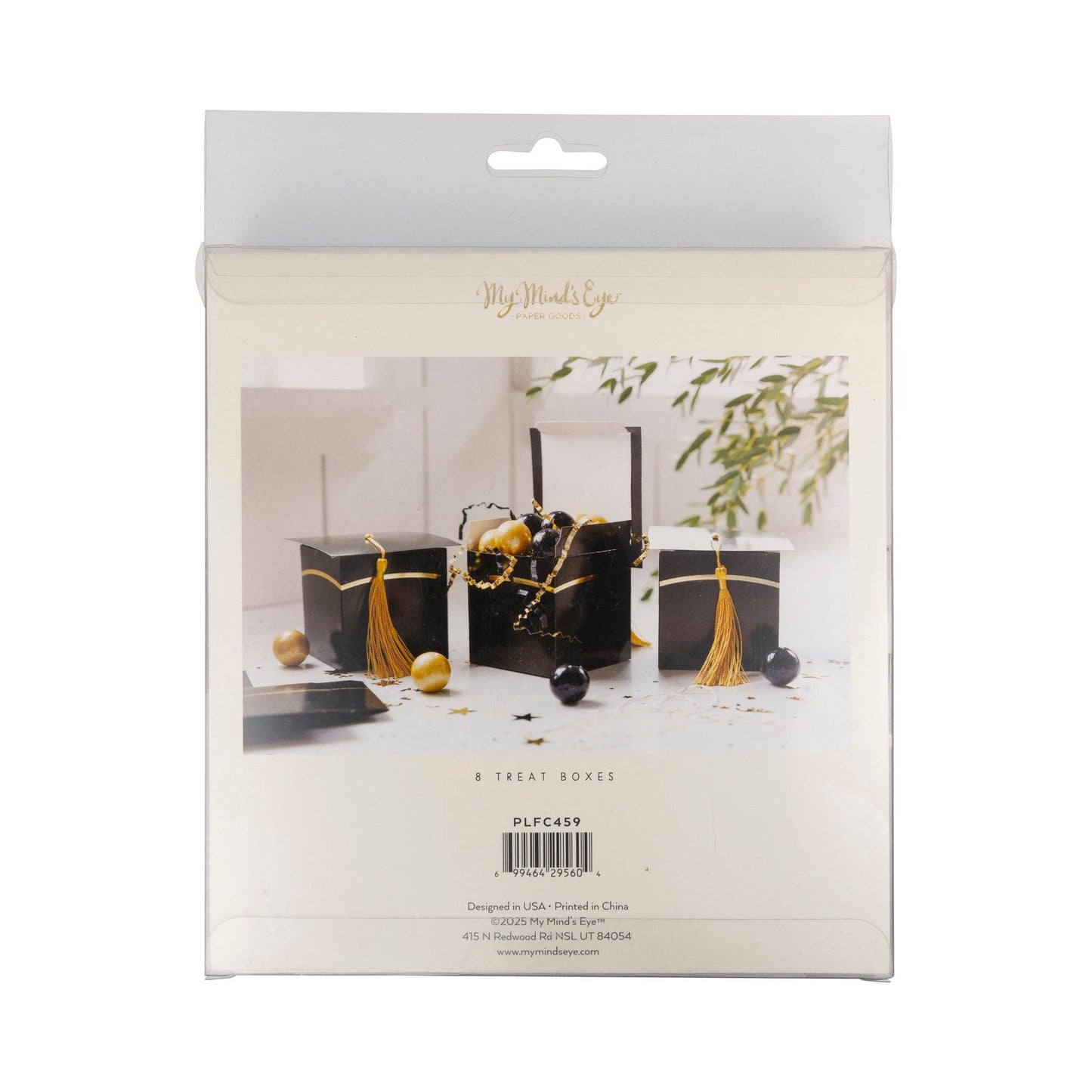 Grad Cap Treat Boxes 8ct