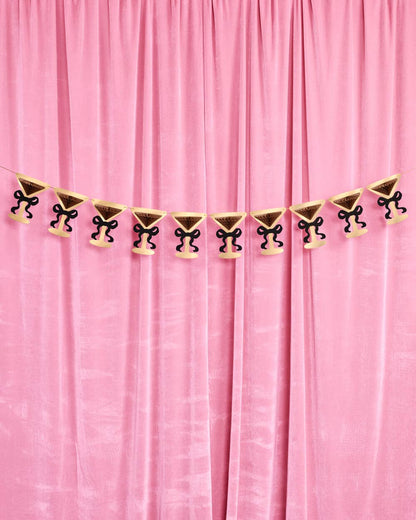 Espresso Martini Banner - 3D paper banner, dirty 30, tini bit older