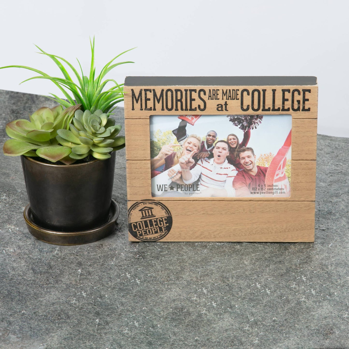 College People - 6.75" x 7.5" Frame (Holds 4" x 6" photo)