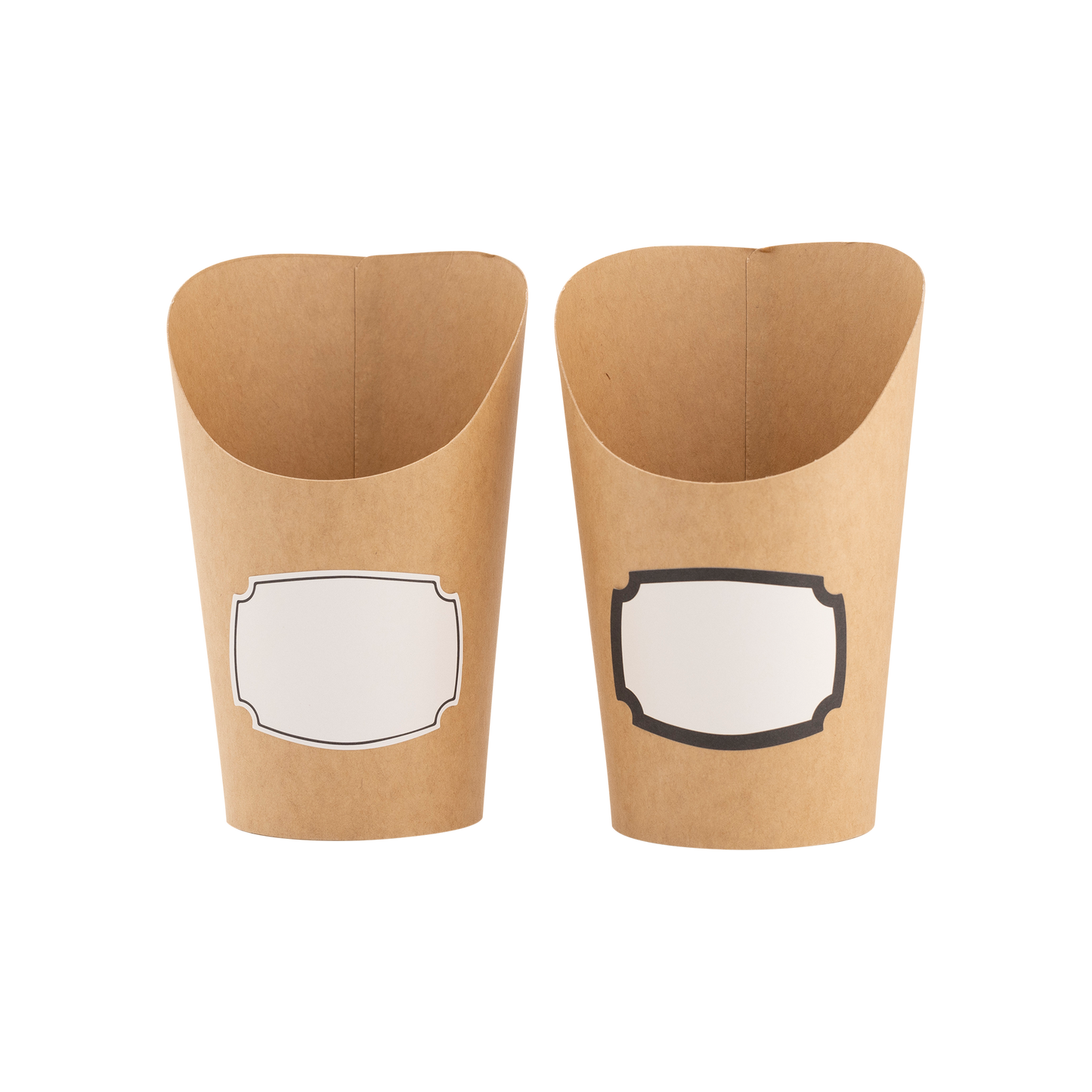 Kraft Charcuterie Cups with sticker labels (24ct)