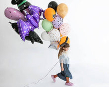 S26 Purple Bat Foil Balloon 38in.