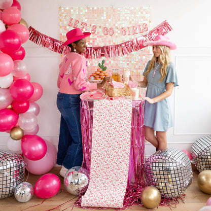 Cowgirl Paper Table Runner