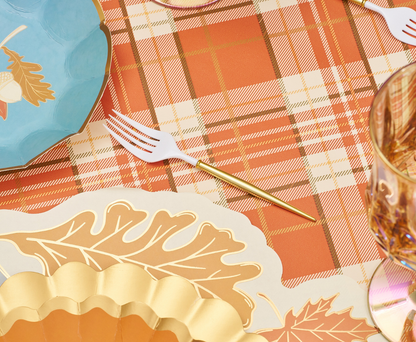 Gold Bella Plastic 6" Cocktail Forks 12ct