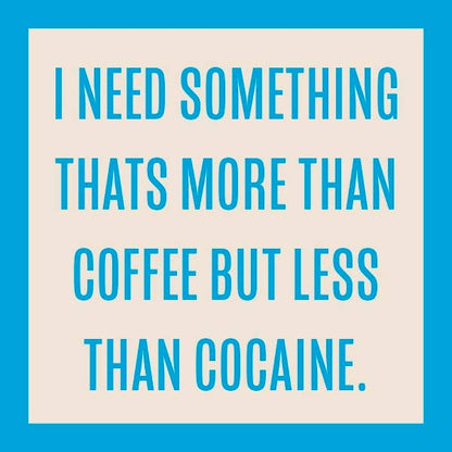 COASTER More Than Coffee | Funny Party Gift | Home Bar Decor