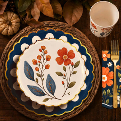 Folk Floral Cups