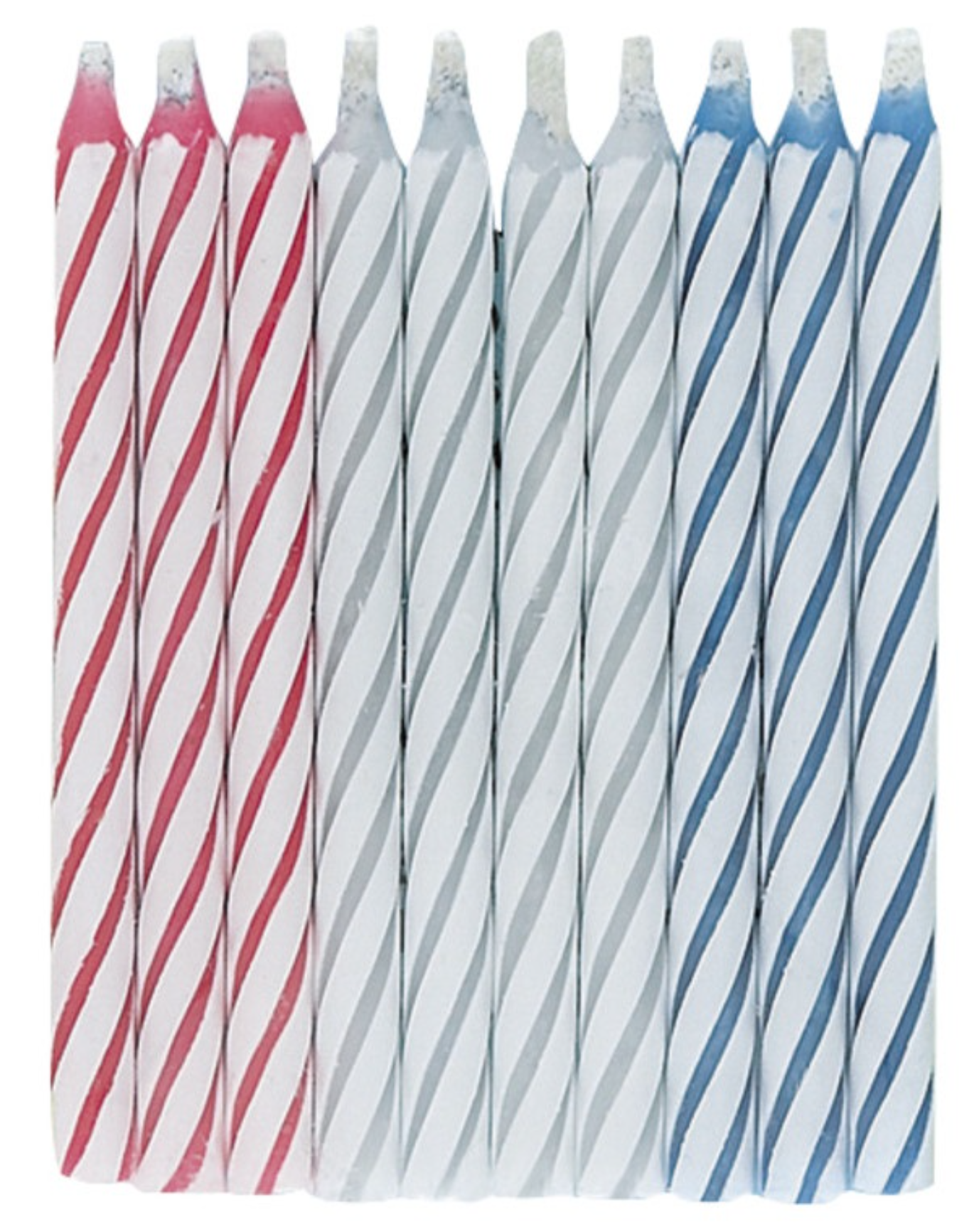 Multicolor Magic Re-Lite Birthday Candle 10ct