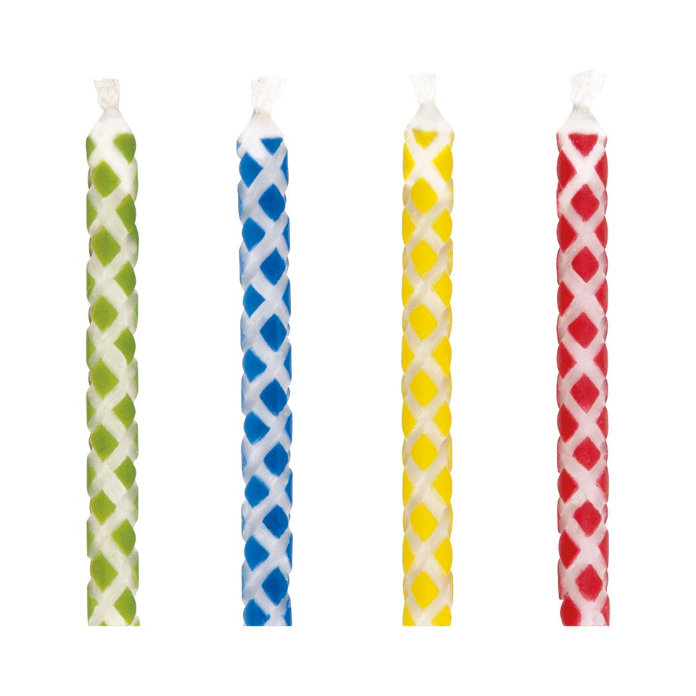 Diamond Dot Magic Re-Lite Birthday Candle 10ct