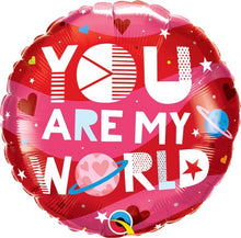 #450 You Are My World 18in Balloon