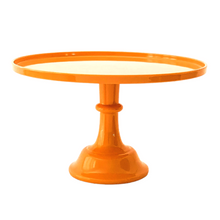 Orange Melamine Pedestal Cake Stand
