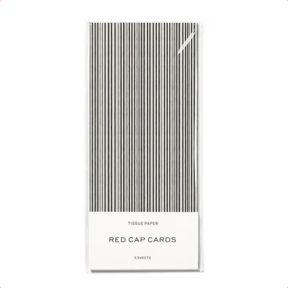 Black Stripe tissue paper