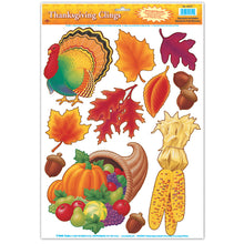 Thanksgiving Clings 11ct