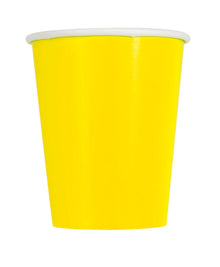 Yellow 9oz Paper Cups 20ct