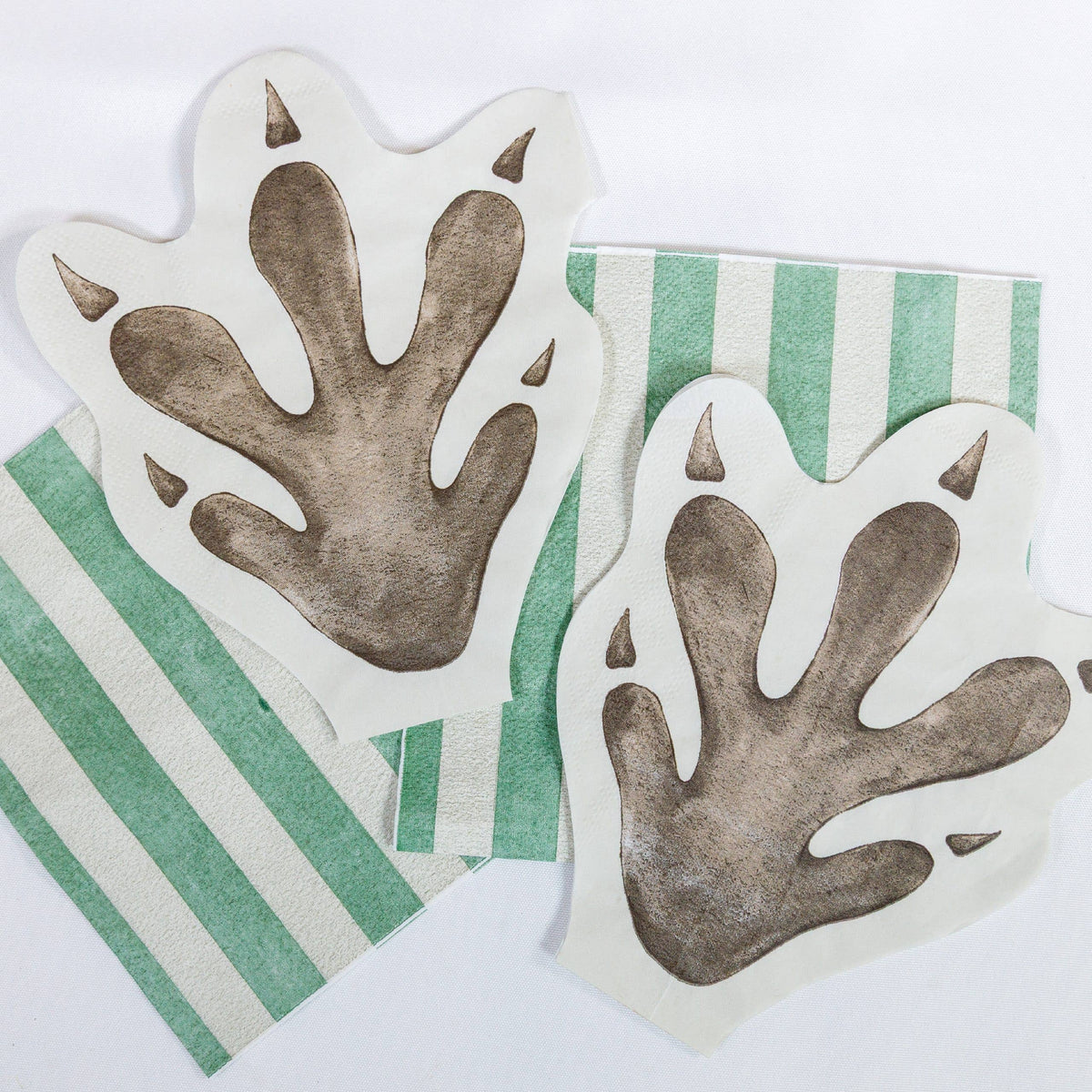 Dinosaur Footprint Paper Napkins – Disposable