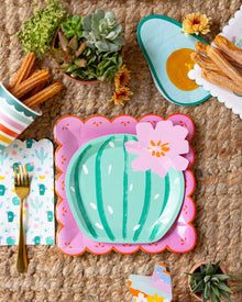 Fiesta Cactus 9in Plates 8ct
