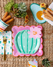 Fiesta Cactus 9in Plates 8ct