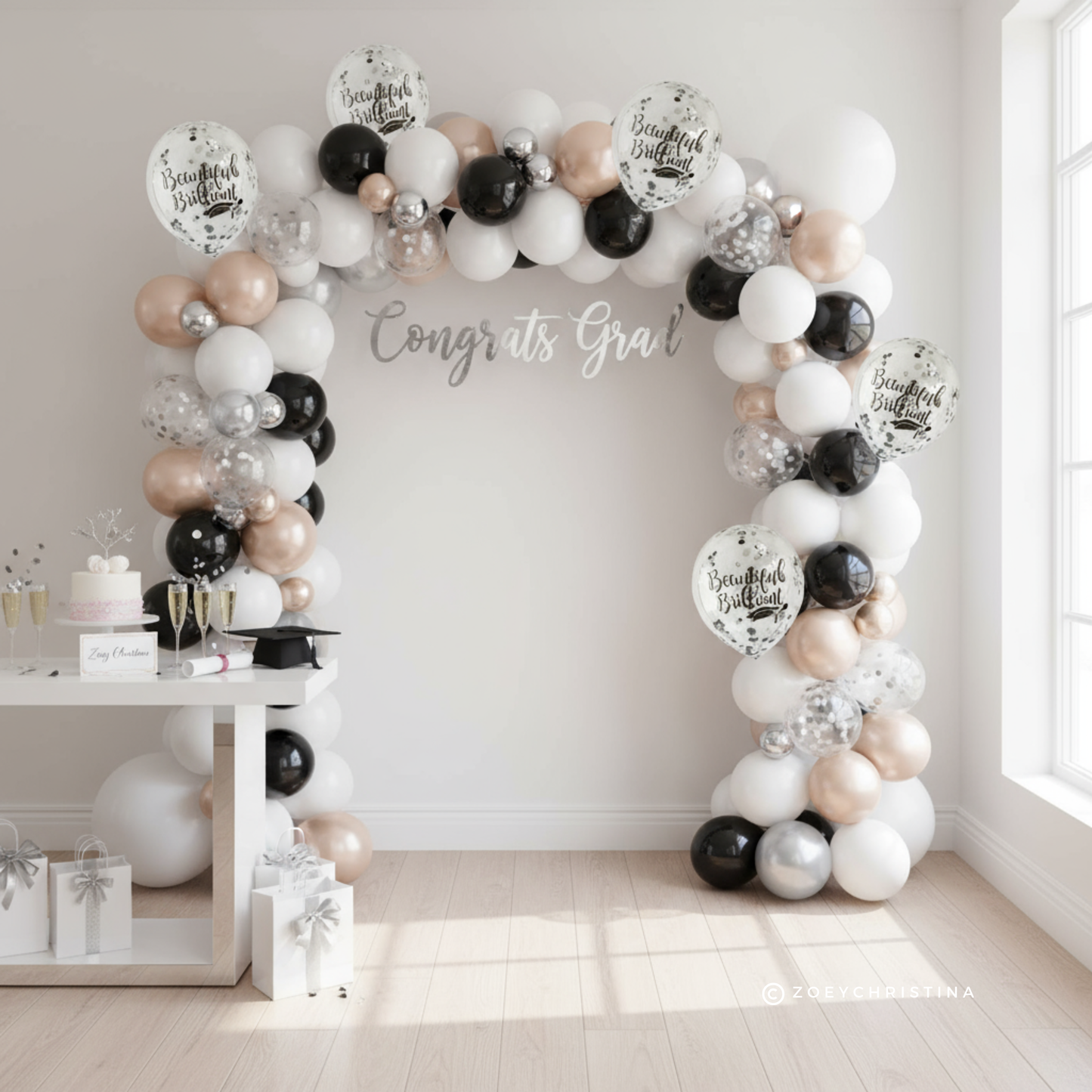 Graduation Confetti Balloon - Beautiful and Brilliant